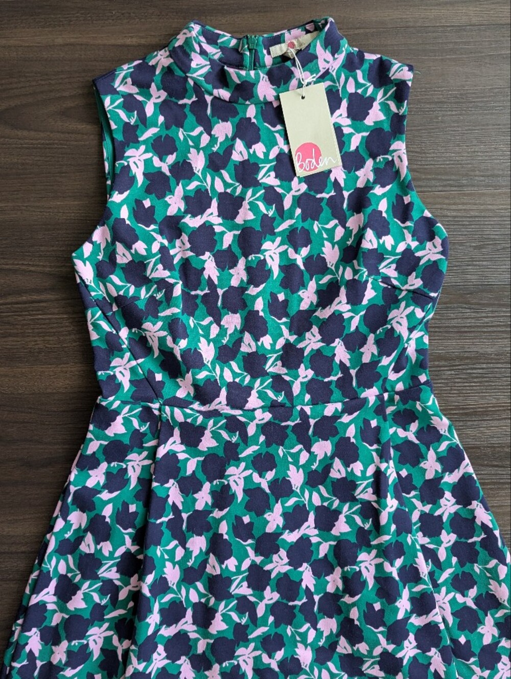 NWT Boden Miriam Sleeveless Floral Midi Dress 8 Long Summer Tea Garden Party - Picture 3 of 12